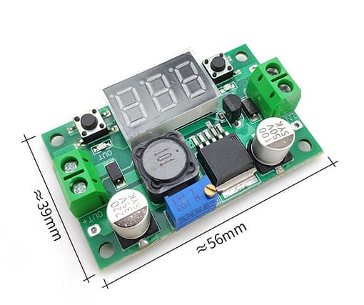 High Power Buck Module With Digital Display